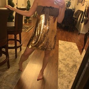 Bebe Sequin Dress